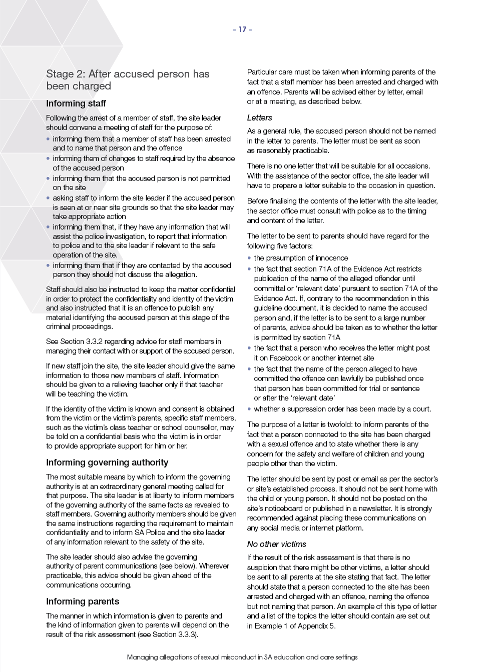 Appendix_E_-_Managing_Allegations_of_Sexual_Misconduct_in_SA_Education_and_Care_Settings_Guideline15