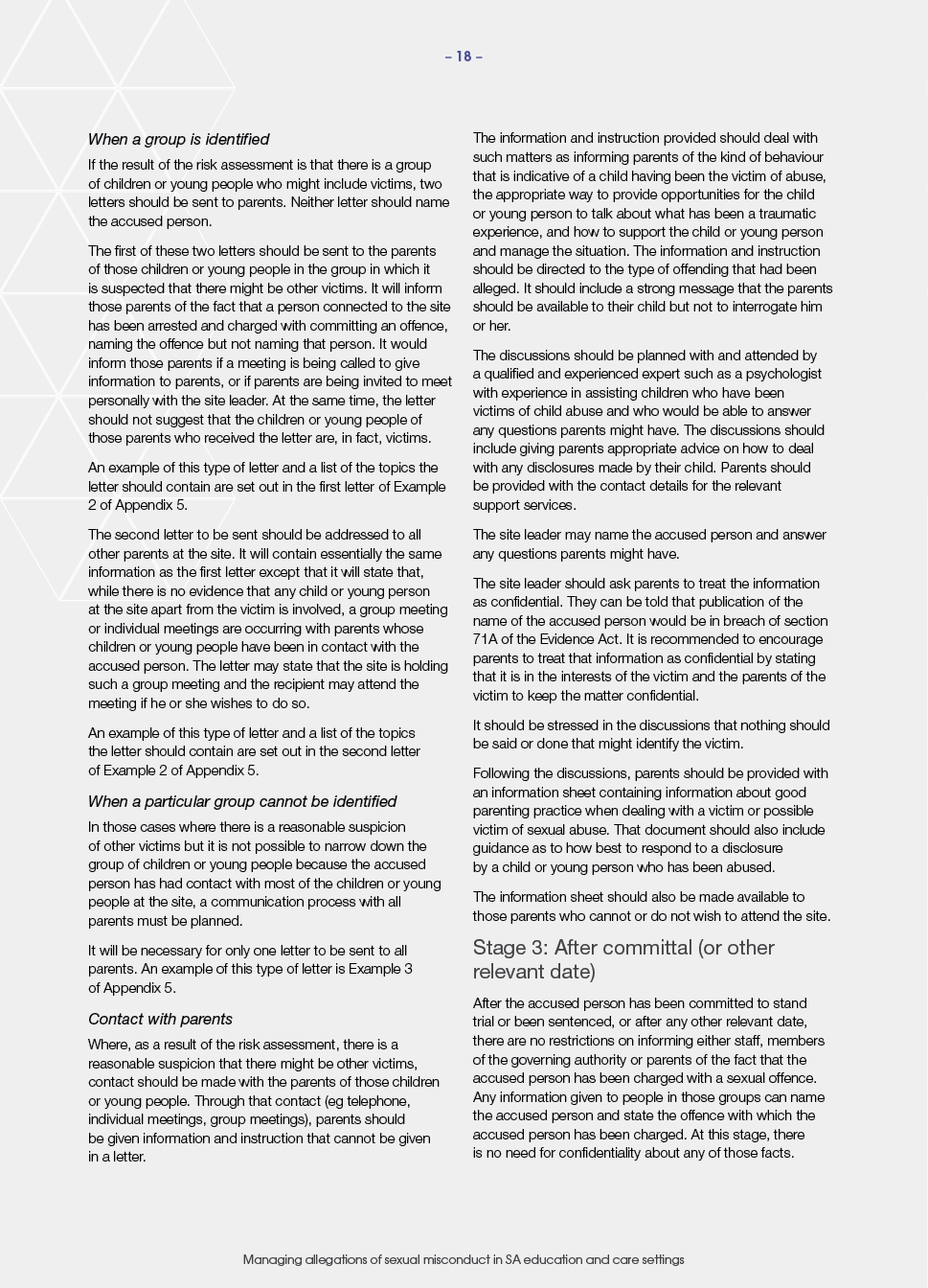 Appendix_E_-_Managing_Allegations_of_Sexual_Misconduct_in_SA_Education_and_Care_Settings_Guideline16