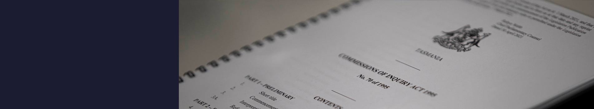 Commission of Inquiry act no 70 of 1995